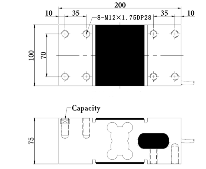 TQ-L24平行梁稱重傳感器